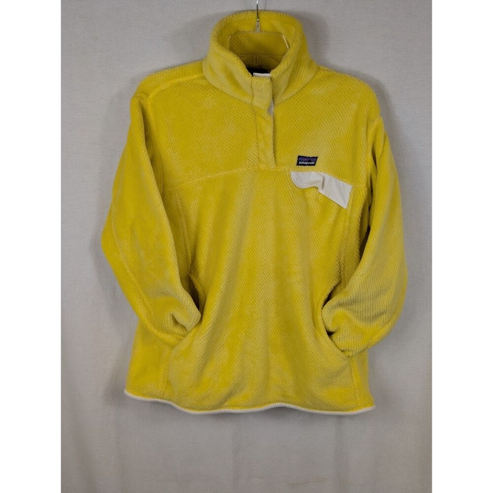 Patagonia Re-Tool T-Snap Pullover Yellow Women's Size Large